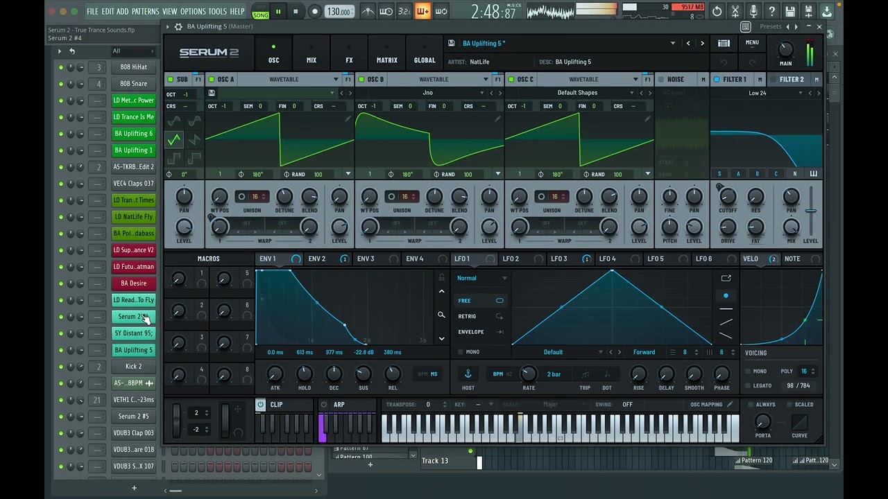 Xfer Serum 2 - True Trance Sounds V1 (Demo Song)