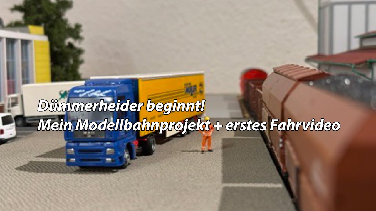 D&uuml;mmerheider beginnt! Mein Modellbahnprojekt + erstes Fahrvideo