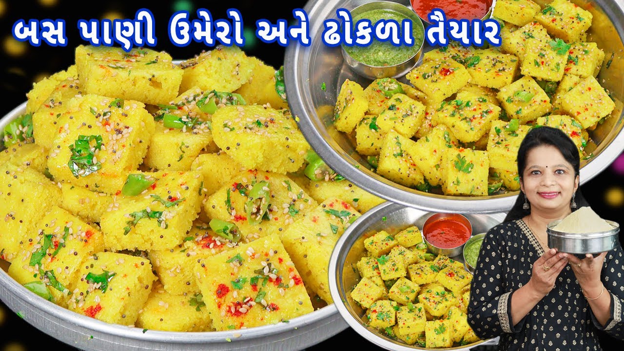 10 મિનિટમાં ઢોકળા તૈયાર ઢોકળા પ્રીમિક્સ સાથે | instant live dhokla | premix for instant dhokla