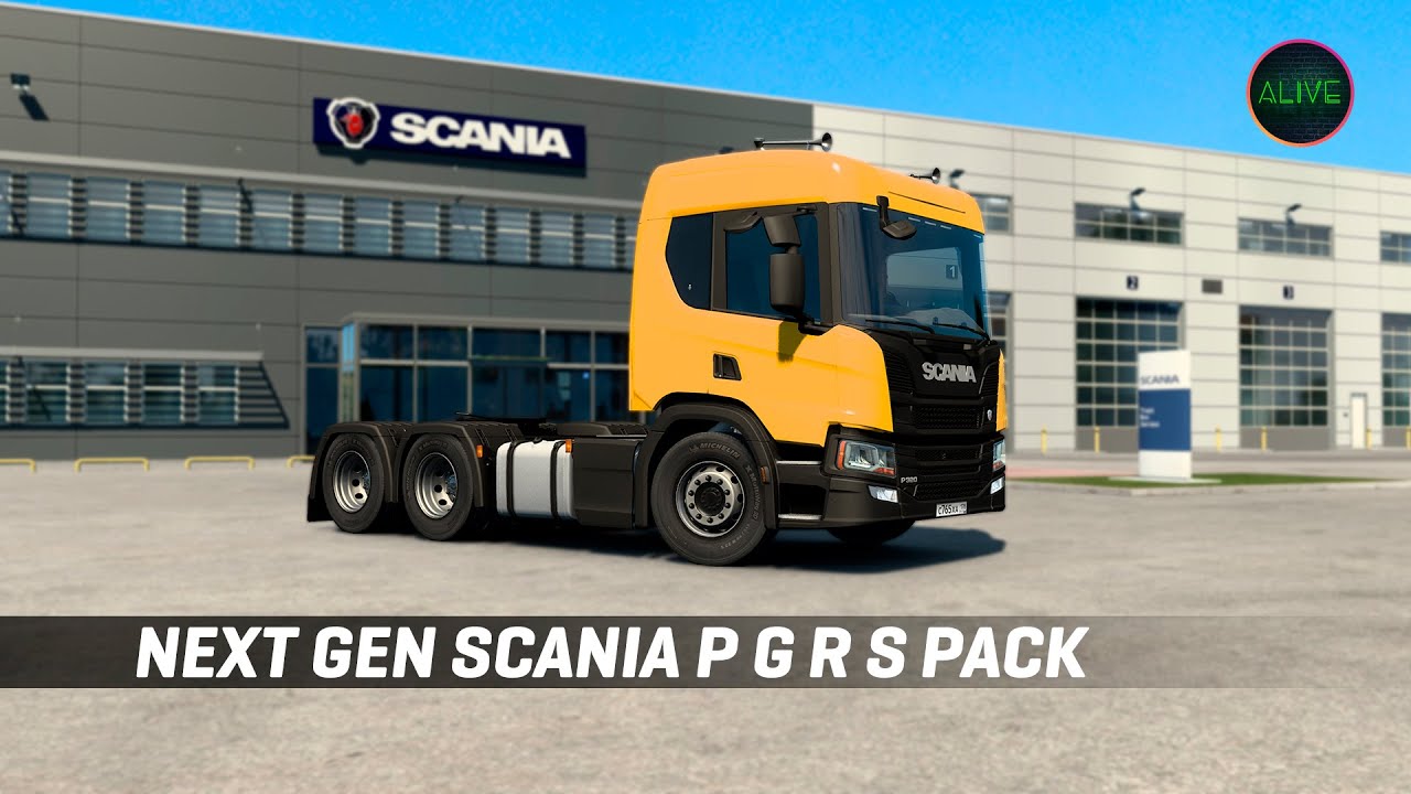 NEXT GENERATION SCANIA P G R S PACK - ОБЗОР МОДА ДЛЯ ETS 2 1.41