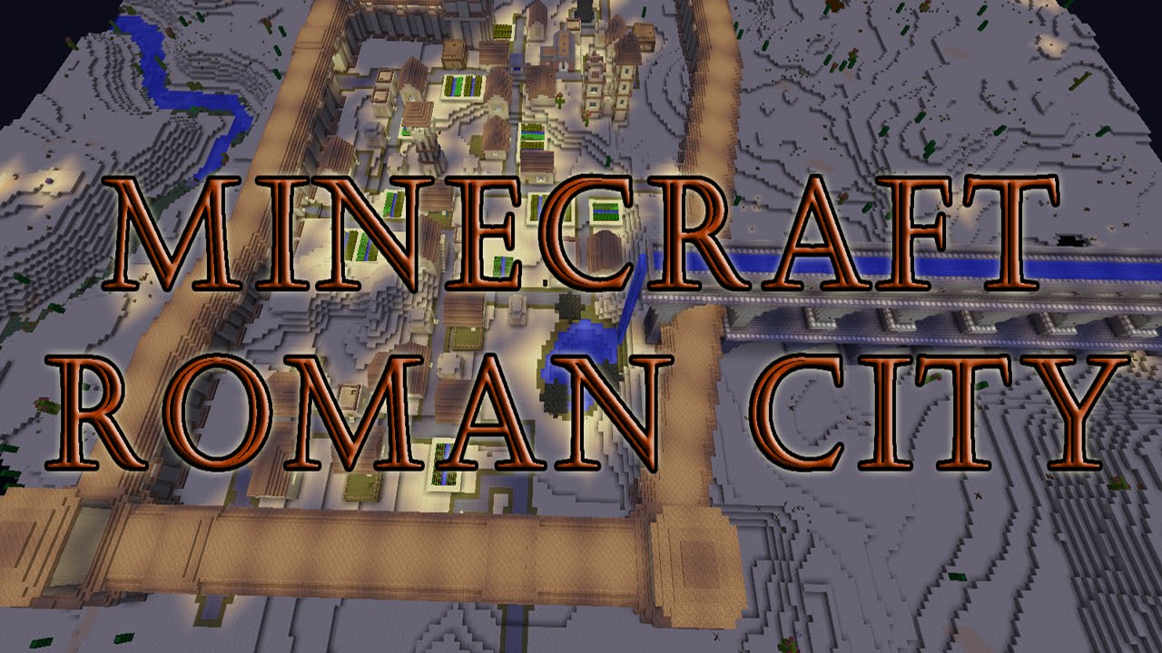 Epic Minecraft Timelapse | Ancient Roman City | Walls & Aqueduct