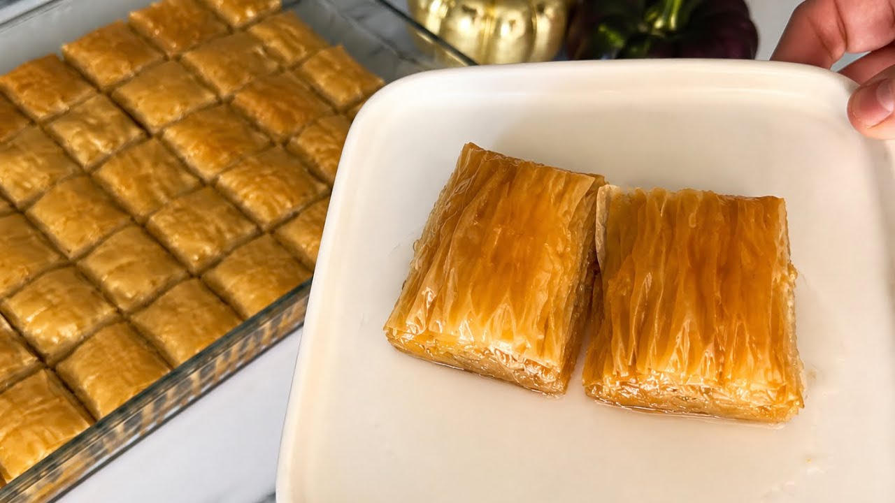 👉BU TATLIYI YİYENLER TARİFİNİ ALMADAN GİTMİYOR 👉YAPILIŞINA TADINA BAYILACAKSINIZ BURUŞUK  BAKLAVA