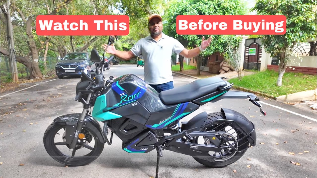 India's Most Affordable Electric Motorcycle - Oben Rorr EZ