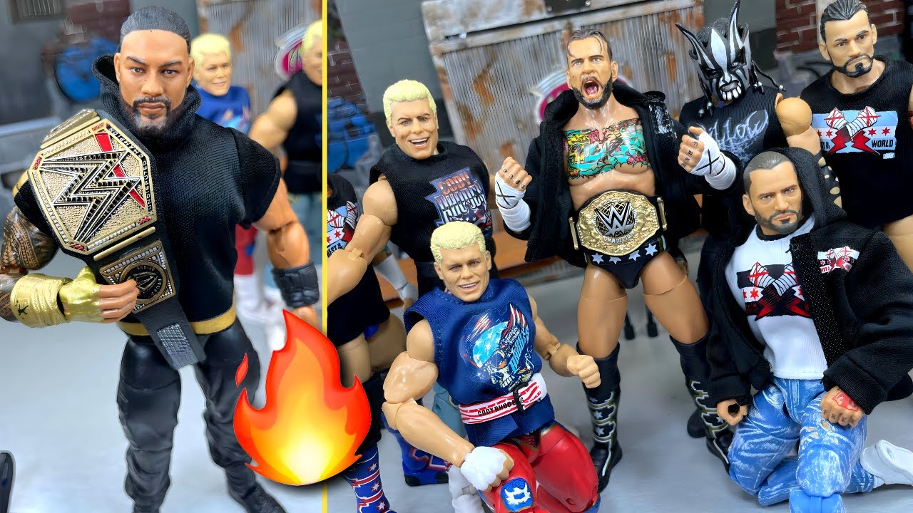 WWE ACTION FIGURE CLOSET! CUSTOM WWE FIGURE CLOTHING!