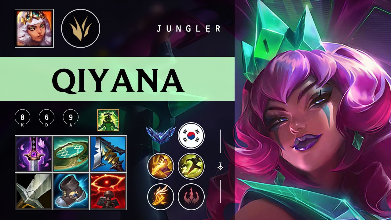 Qiyana Jungle vs Evelynn - KR Diamond Patch 26.03