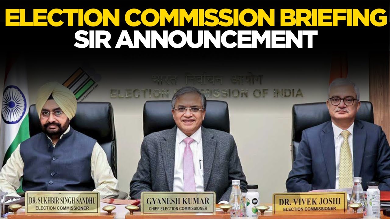 LIVE | EC&rsquo;s Big Briefing: Pan-India SIR? First Phase Dates for 10-15 States Likely Monday | Election