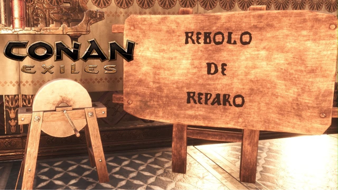 REBOLO DE REPARO - Arruma TODAS as Ferramentas Instantâneo - Conan Exiles