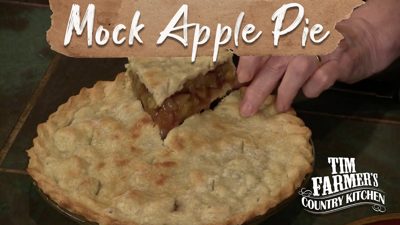MOCK APPLE PIE | Zucchini Filled Pie (Tastes Just Like Apple!)