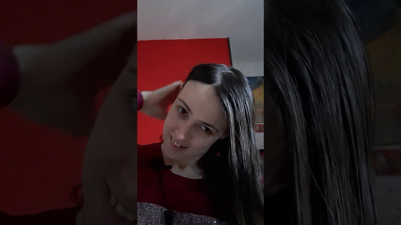 spazzolo i capelli richiesto da Lolia asmr ita