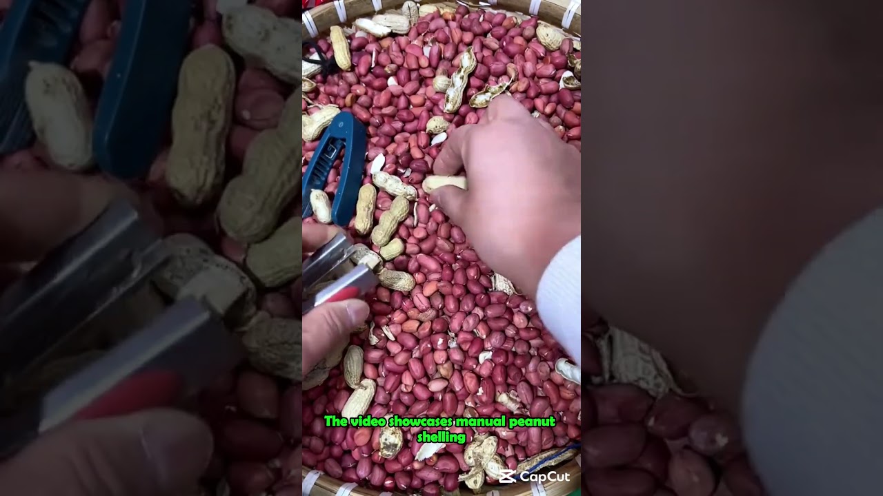 Hand-Operated Peanut Shell Removal-Good gear makes work a whole lot faster