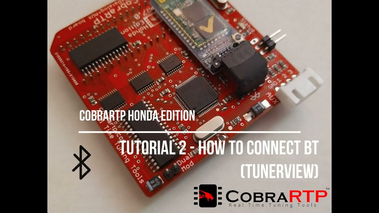 CobraRTP Honda Edition - How to setup BT (TunerView)