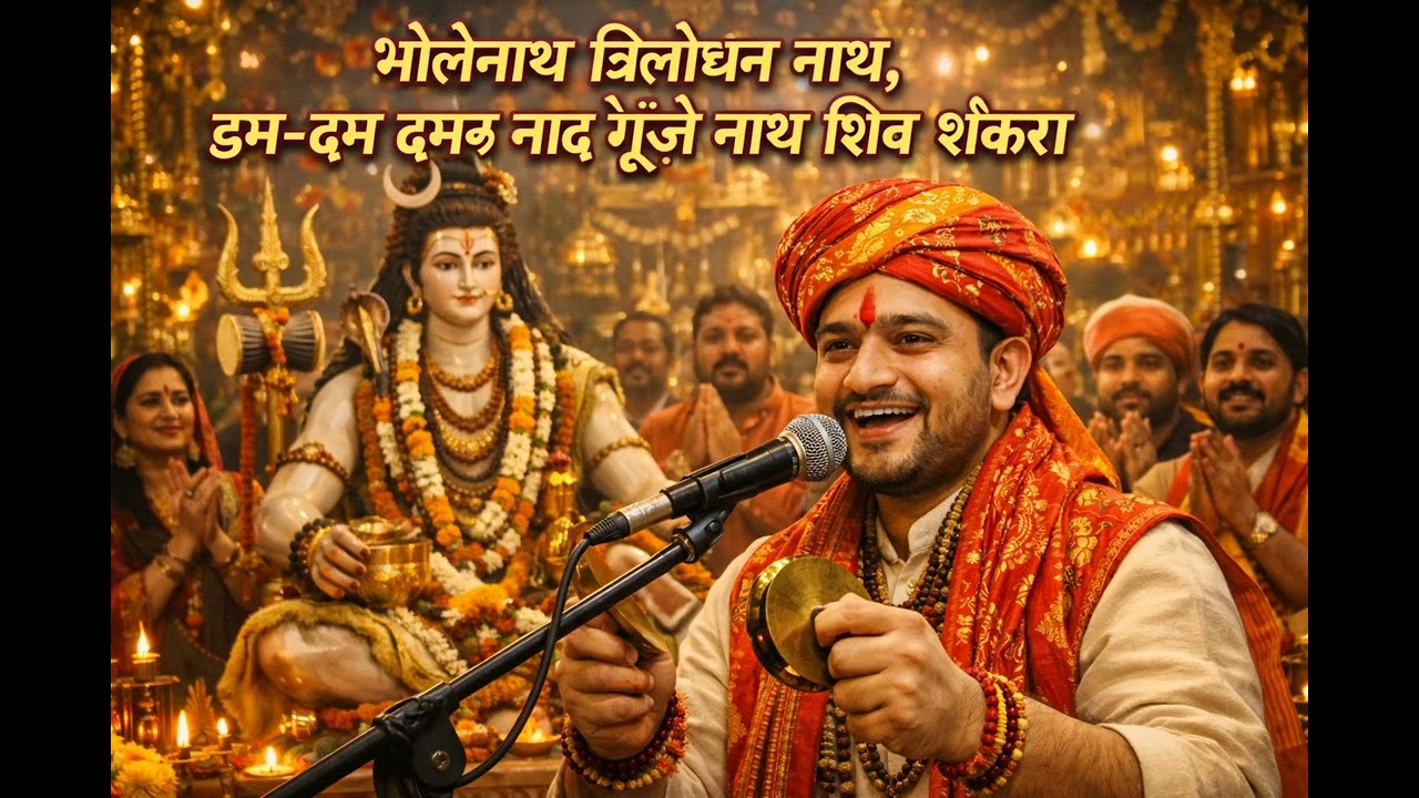 भोलेनाथ त्रिलोचन नाथ | डम-डम डमरू नाद गूँजे | Shiv Shankar Bhajan 2026