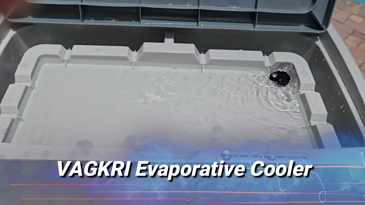 VAGKRI Evaporative Cooler Review. It makes a great patio or indoor air cooler.