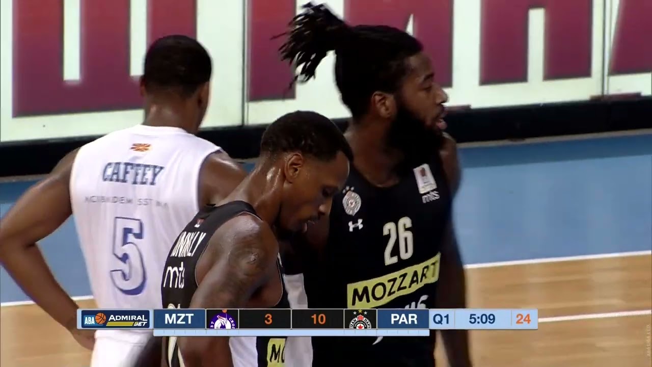 AdmiralBet ABA League 2022/23, Round 2 match: MZT Skopje Aerodrom - Partizan Mozzart Bet (10.10.22)