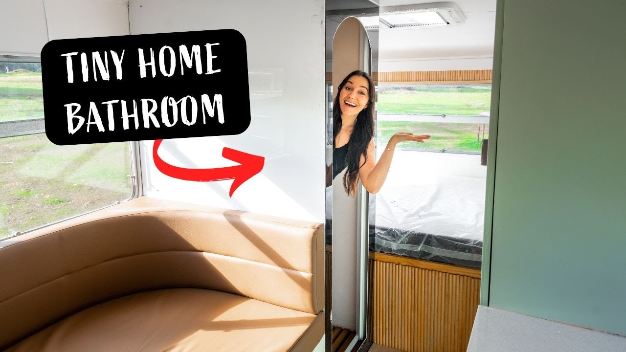 7 Day Bathroom Build Challenge (vintage caravan renovation)