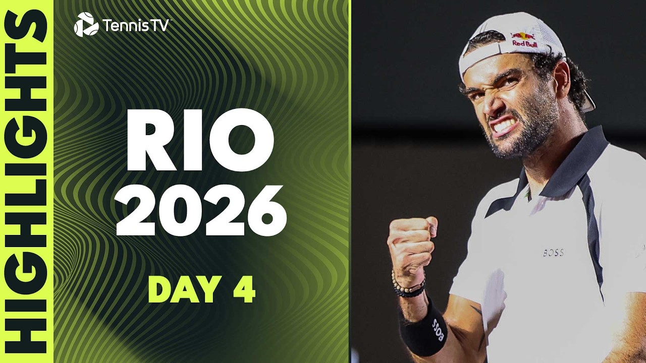 Fonseca vs Buse in Thriller; Berrettini Features | Rio 2026 Day 4 Highlights