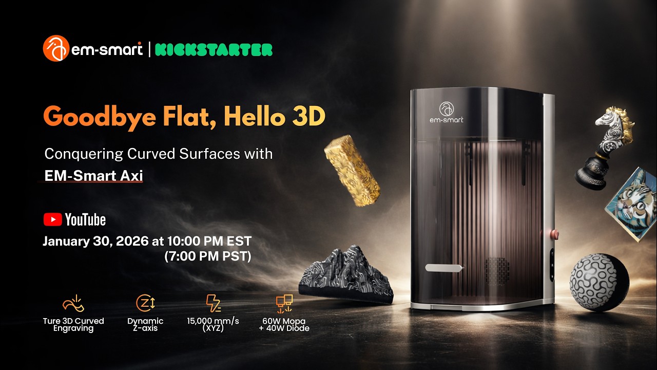 Goodbye Flat, Hello 3D.Conquering Curved Surfaces with EM-Smart AXI