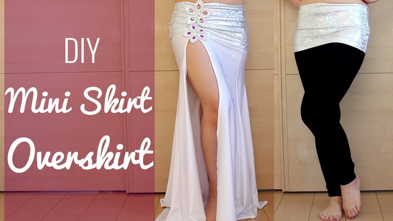 DIY Mini Skirt Overskirt