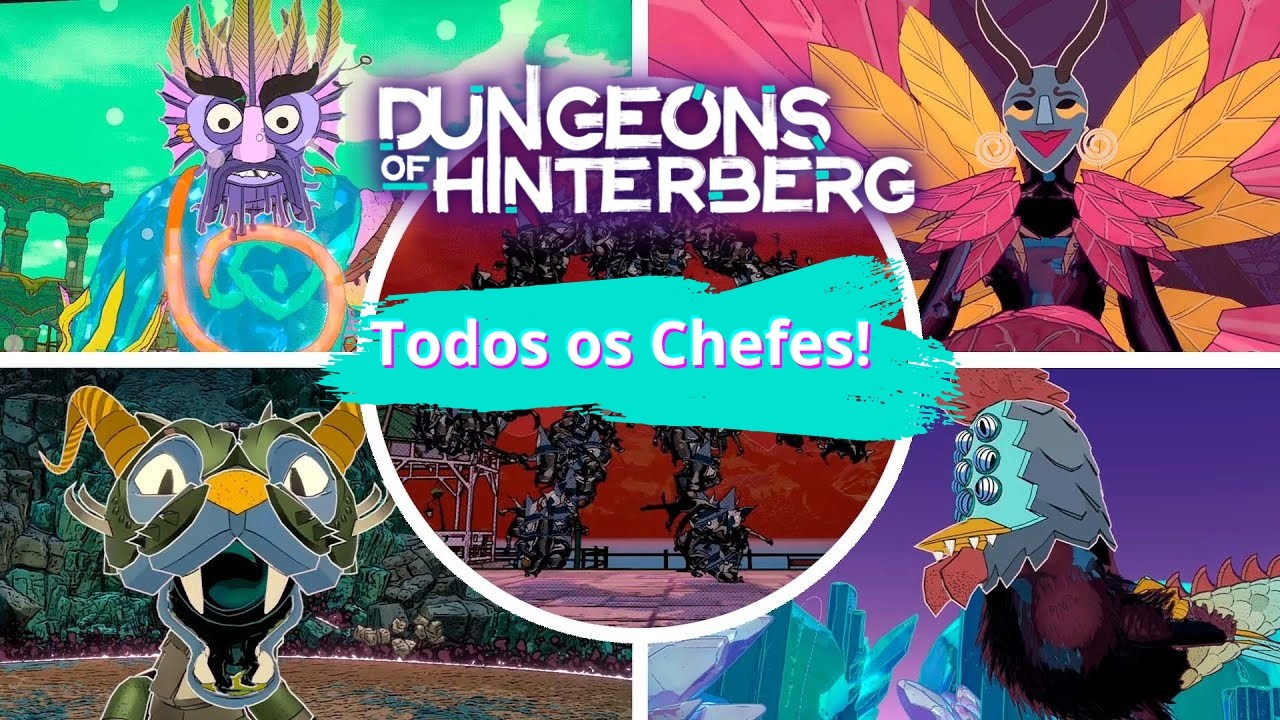 Dungeons of the Hitenberg - Todas as Bossfights - Gameplay PC -PT BR - 4K