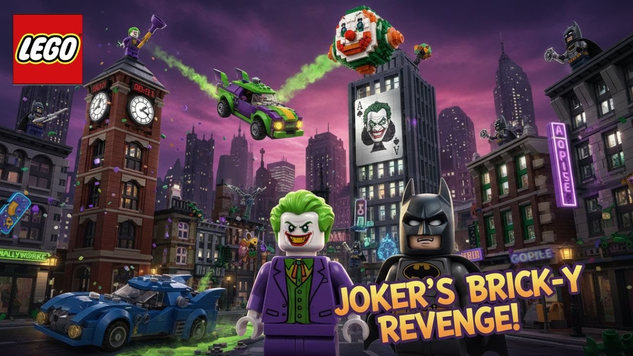 Joker's Brick-y Revenge: Can LEGO Batman Save the City in Time?