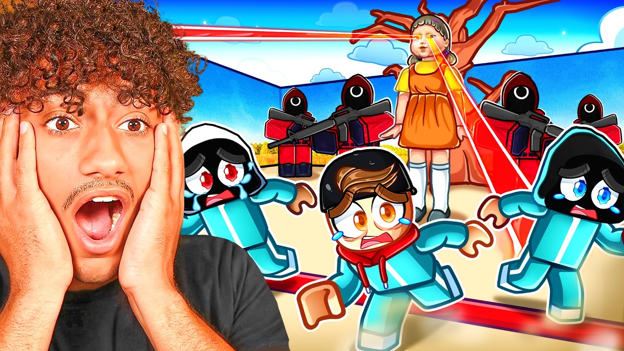 WE ESCAPED SQUID GAMES in Roblox!