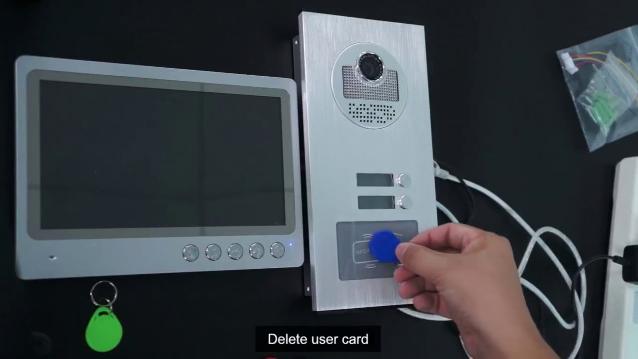 How to set up and create WIFI Wired Video Intercom ,Wired Video Doorbell Door Phone Intercom