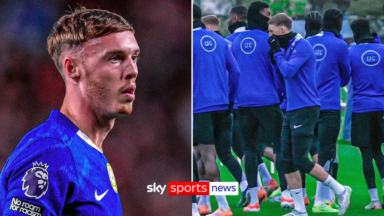 Chelsea's Cole Palmer returns to training after toe injury