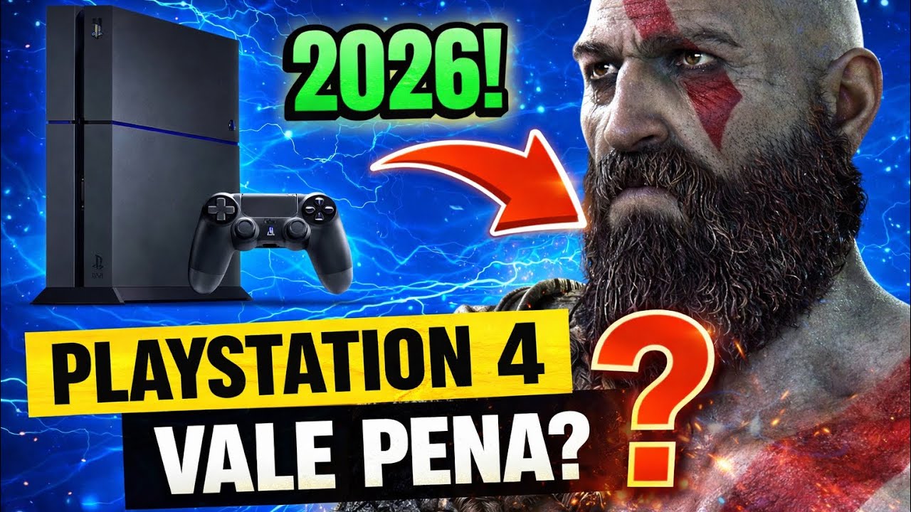 COMPREI um PLAYSTATION 4 Desbloqueado em 2026! Ainda VALE a PENA?