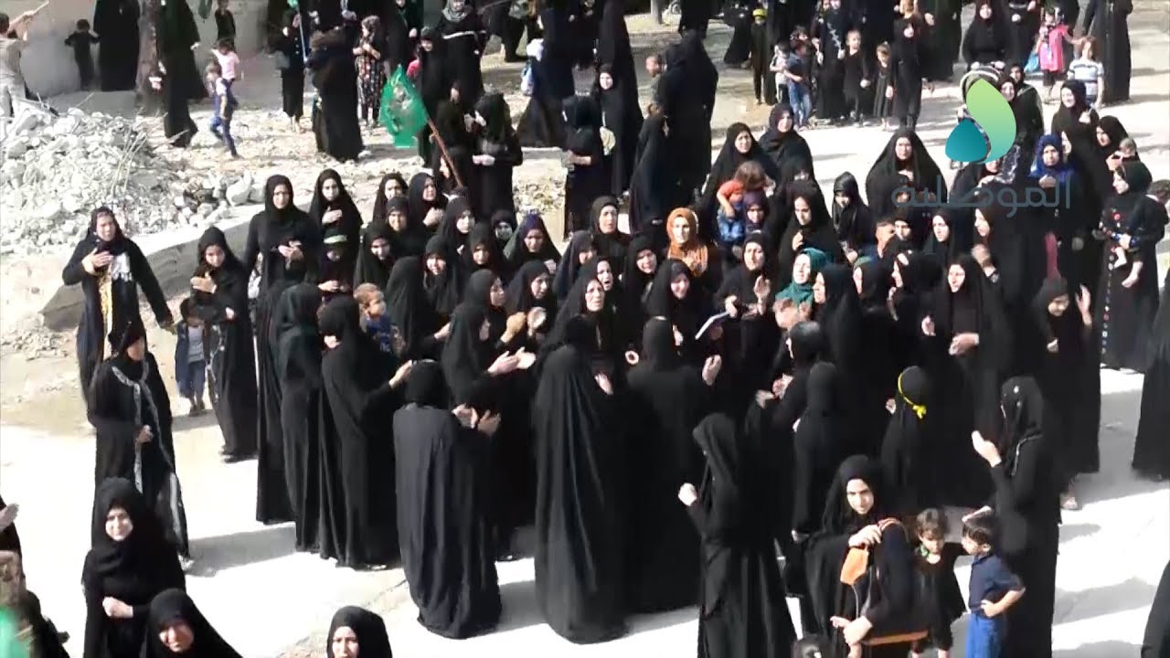 الموصلية توثق أجواء احياء مراسم عاشوراء في مقام الامام الرضا بقرية تيس خراب في نينوى