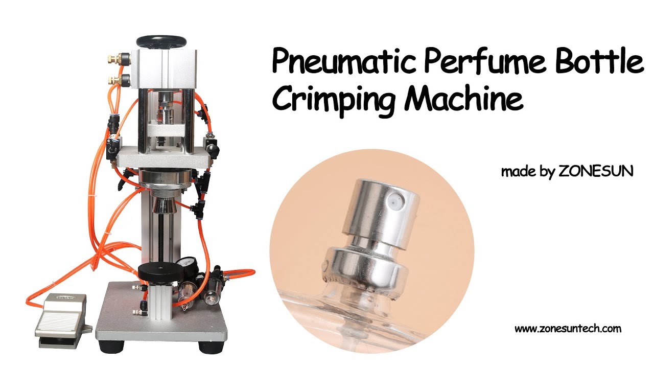 How to use the Pneumatic Perfume Bottle Crimping Machine Capping Machine