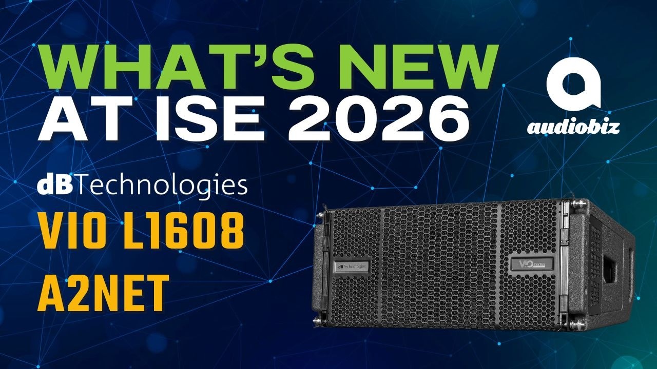 dBTechnologies NEW VIO L1608 and A2net Overview from ISE 2026