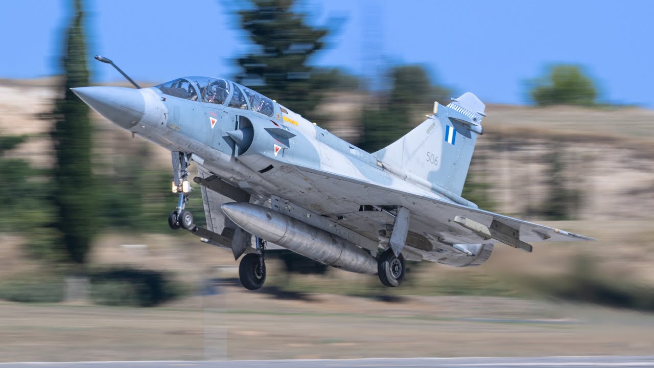 MIRAGE 2000- 5 et RAFALE Grecs Tanagra AFB 15SEPT 2022