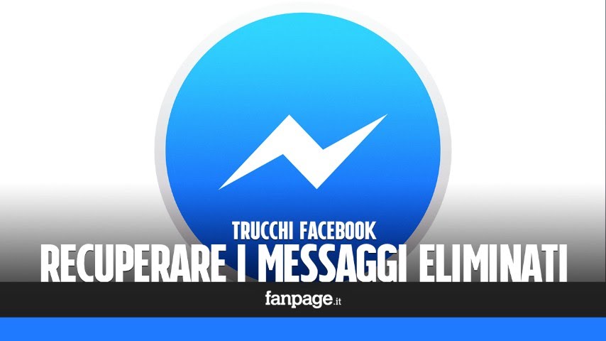 Come recuperare i messaggi cancellati da Facebook