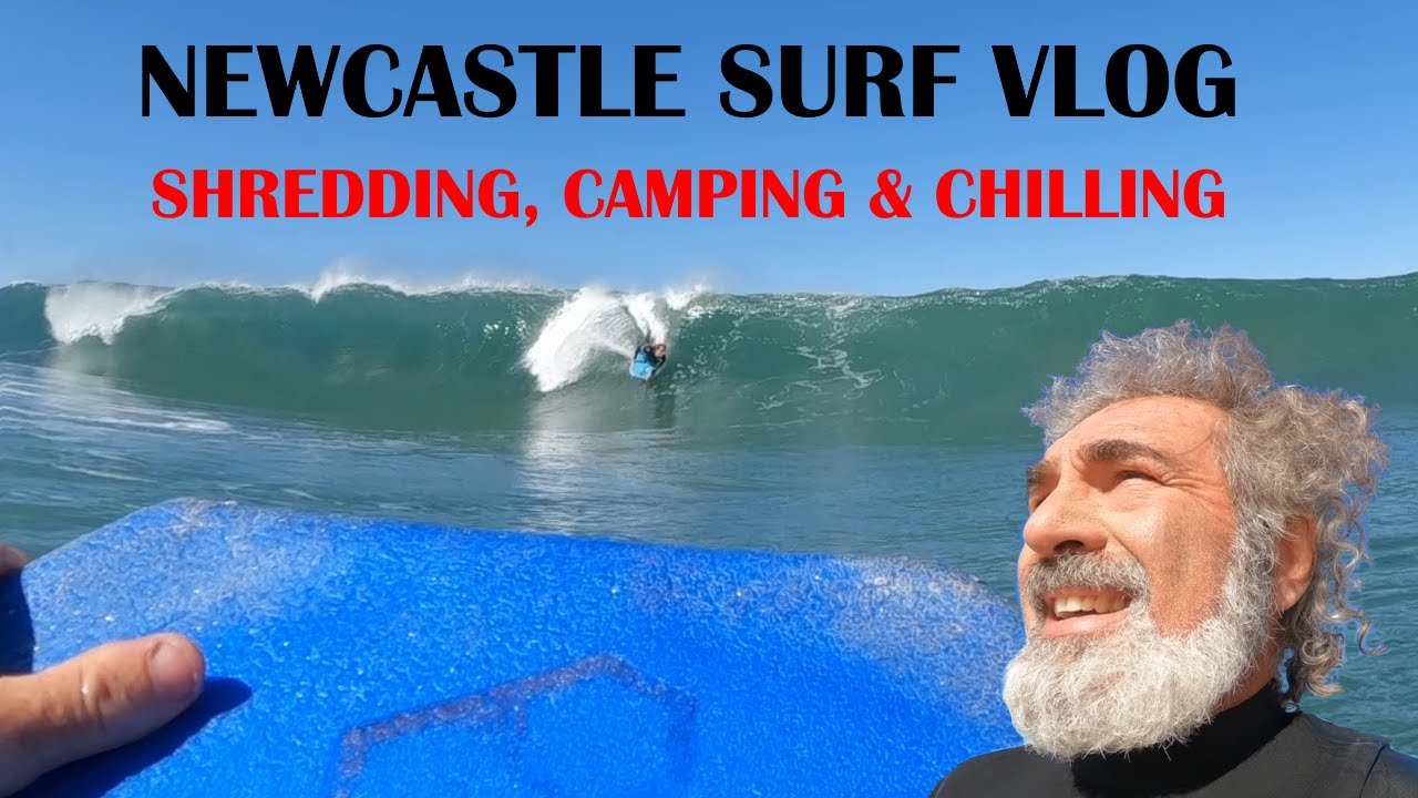 NEWCASTLE SURF VLOG {{{ BODY BOARDING LIFE IN A VAN