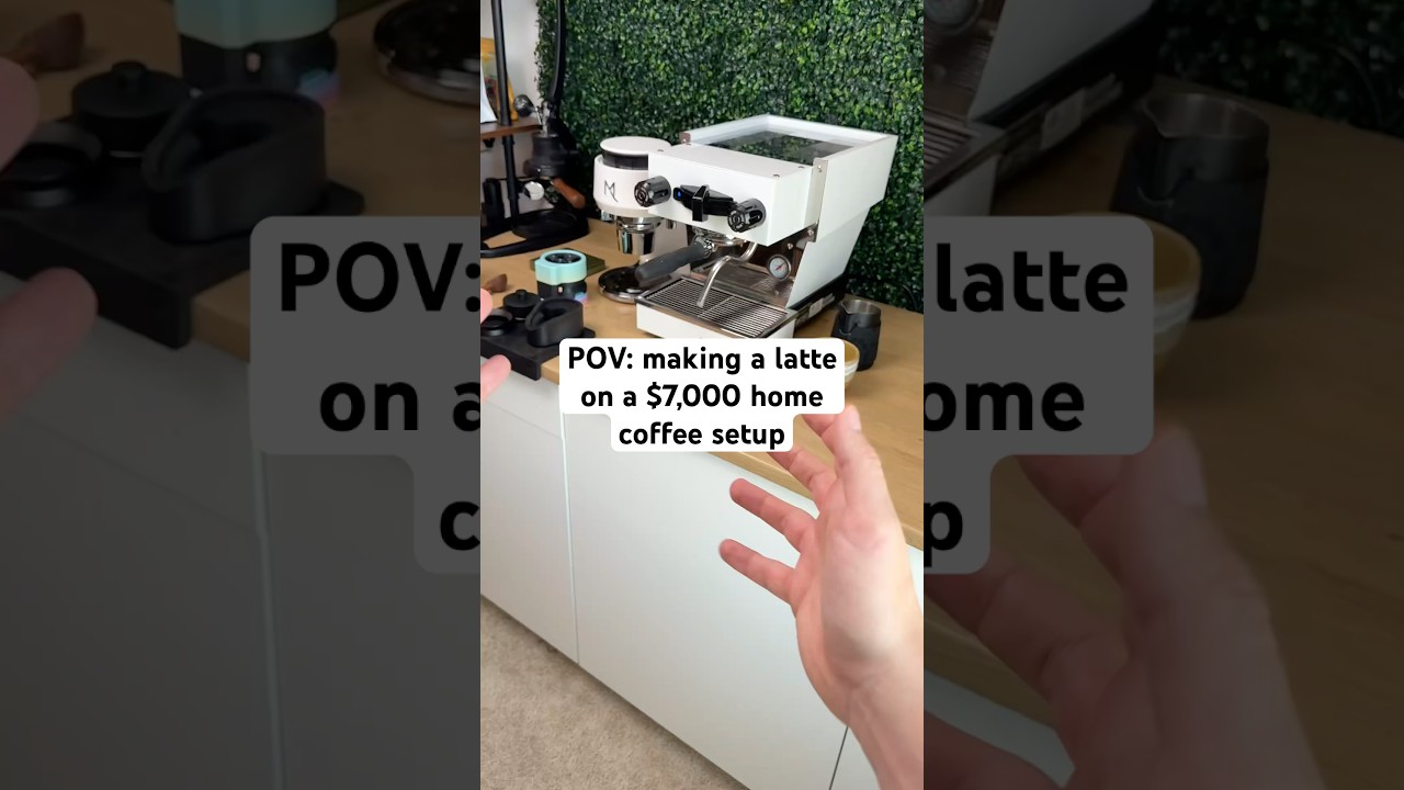 $7,000 home coffee setup