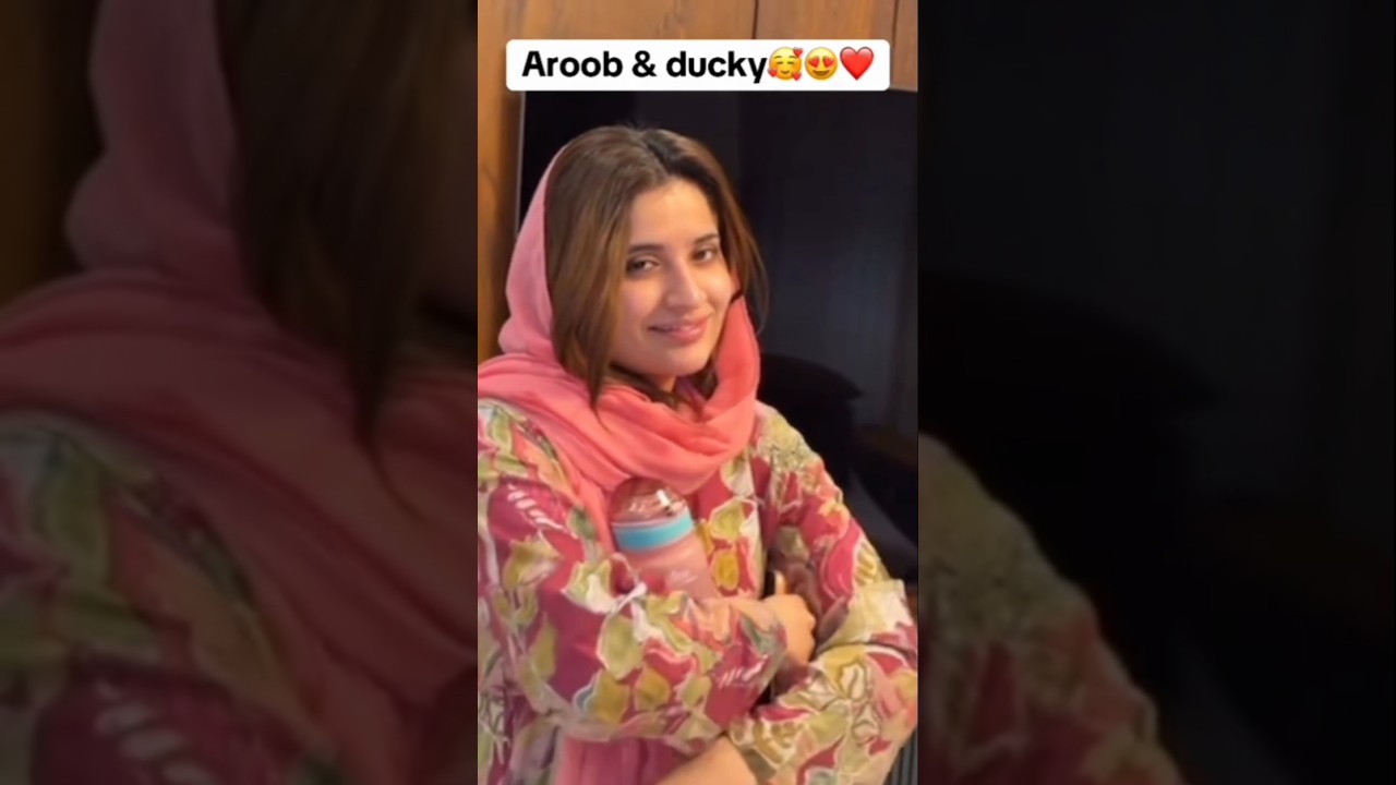 Ducky bhai is back |Ducky bhai new vlog|ducky bhai and aroob jatoi cute moments