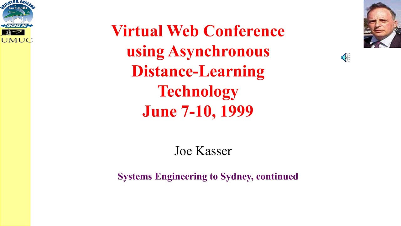 A Virtual Web Conference using Asynchronous Distance-Learning Technology (in 1999)