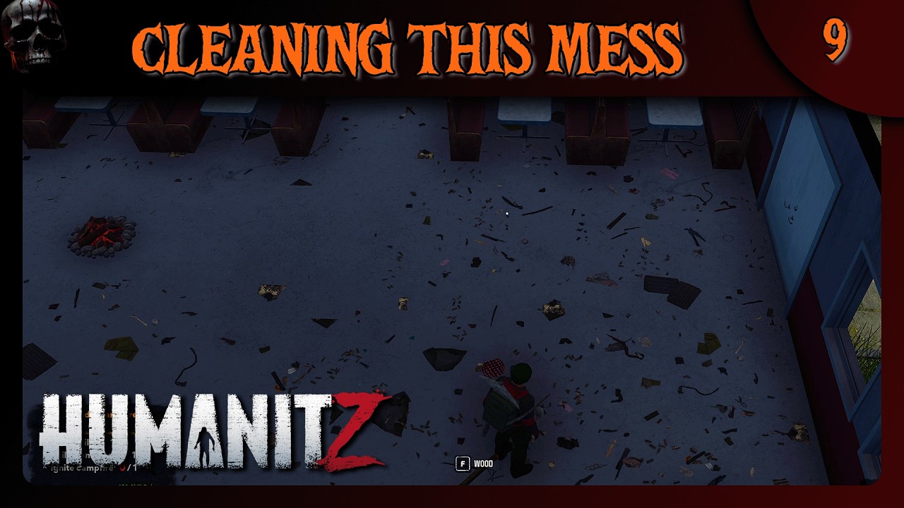 Time for the cleanup at the NEW Base in HumanitZ 1.0 Gameplay Part 9