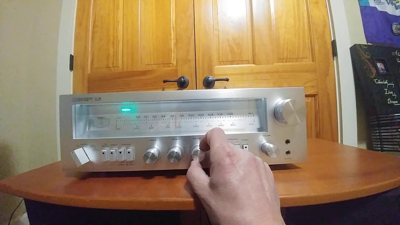 Concept 2.5 Stereo receiver  Restored