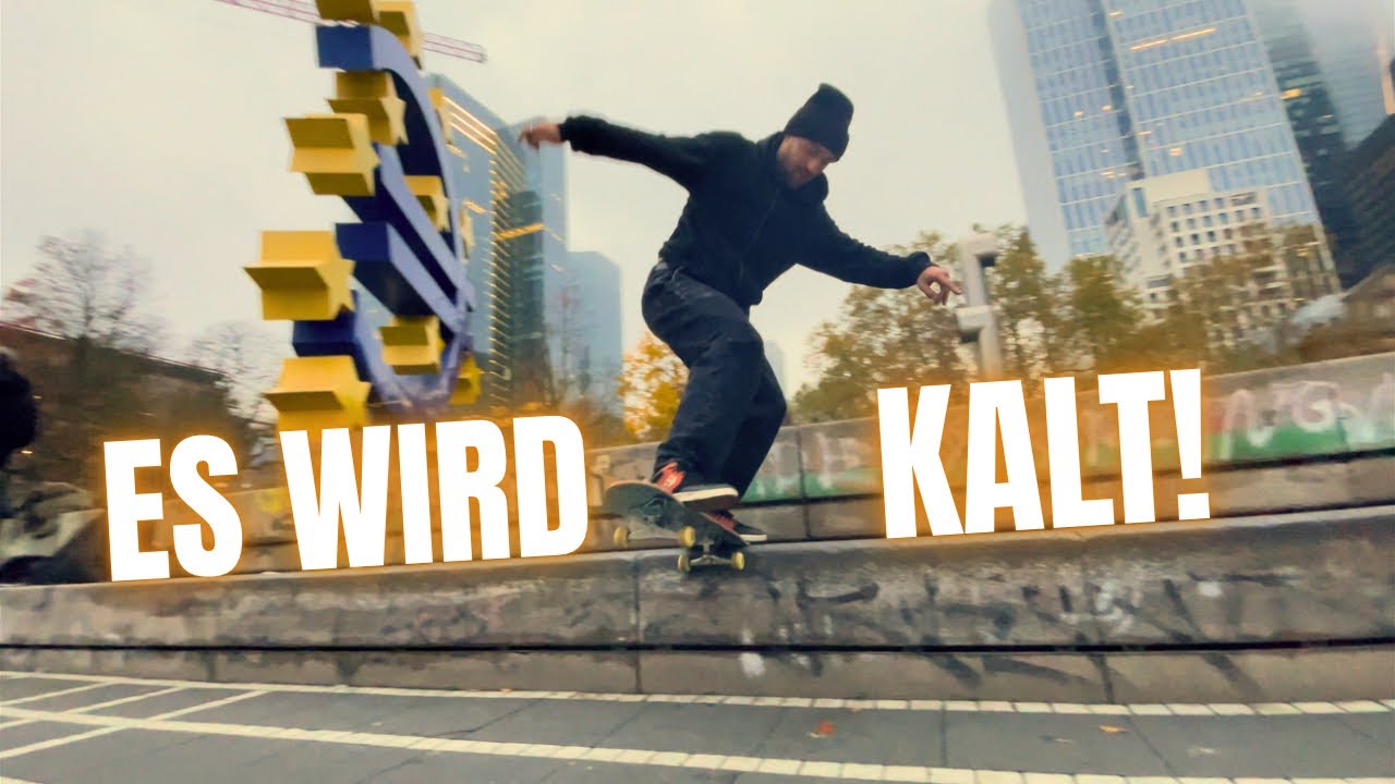 SKATEBOARDING IM WINTER IST HART! 