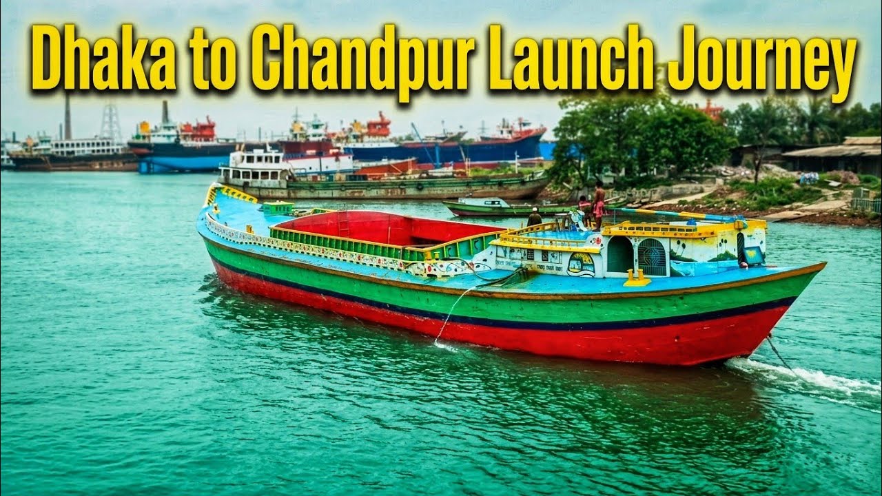 Dhaka To Chandpur Launch Journey | RAW Video | Bd Launch | Shahin Rabbi