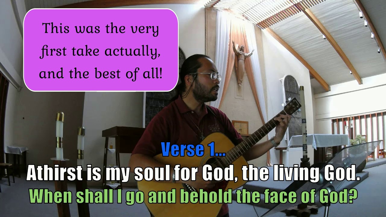 [TORRES ORIGINAL #12!] Psalm 42: Athirst is my soul for the living God.