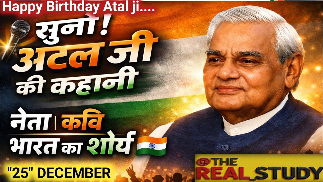अटल जी की कहानी | Rap Biography'Atal Bihari Vajpayee Rap Song |