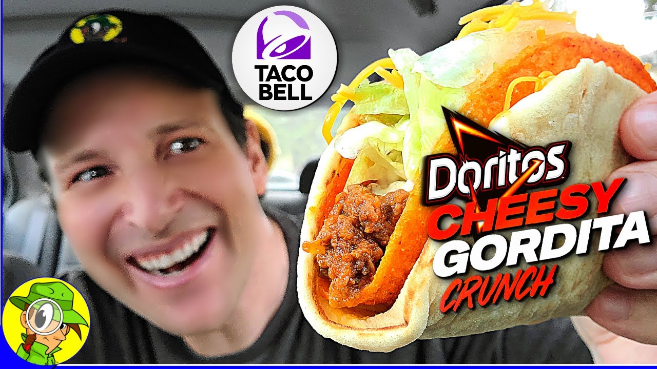 Taco Bell® ?? DORITOS ™ CHEESY GORDITA CRUNCH Обзор ???? ⎮ Взглян