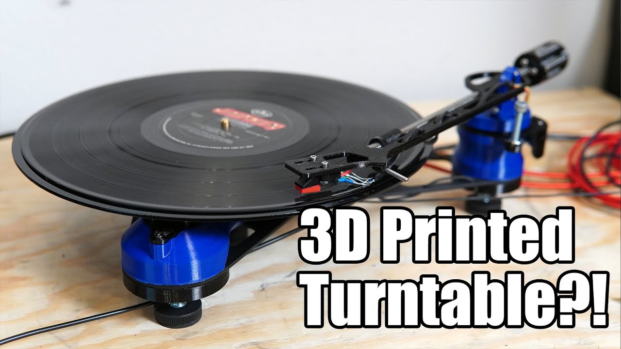 The SongBird Is An INSANE 3d Printed Turntable Kit
