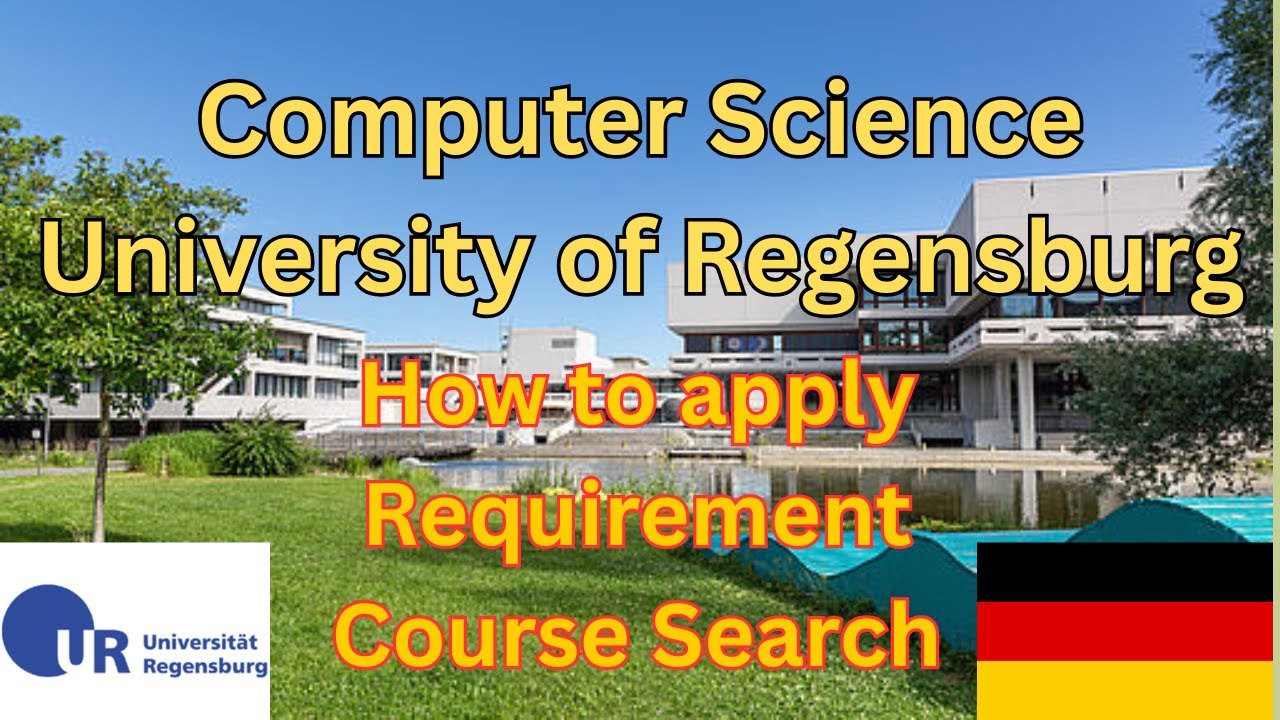 Computer Science-University of Regensburg, Germany - How to apply
