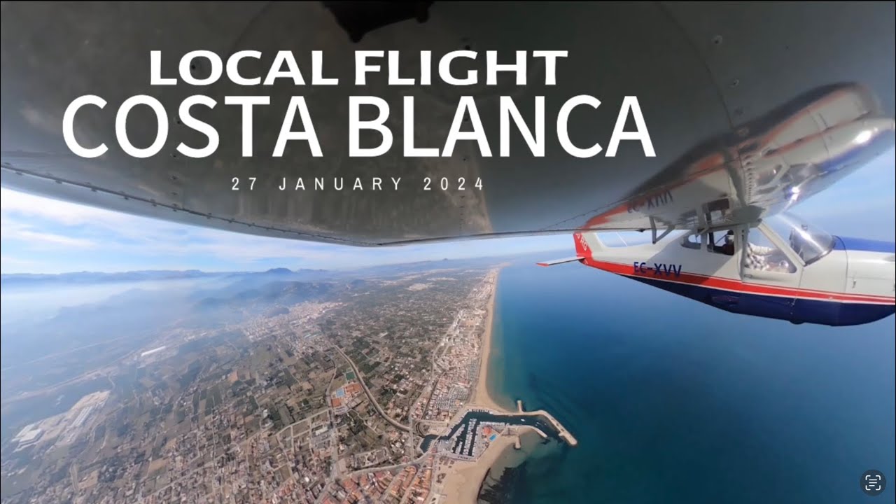 Local flight Costa Blanca (Alicante) - Tecnam P92 2000RG - EC-XVV - 27/01/2024