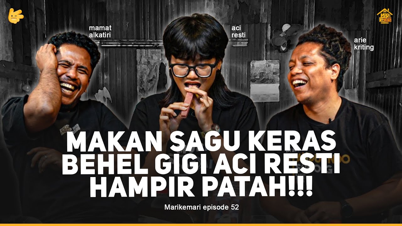 ACI RESTI AJARIN BAHASA GAUL BETAWI KE MAMAT & ARIE KRITING - MARI KEMARI