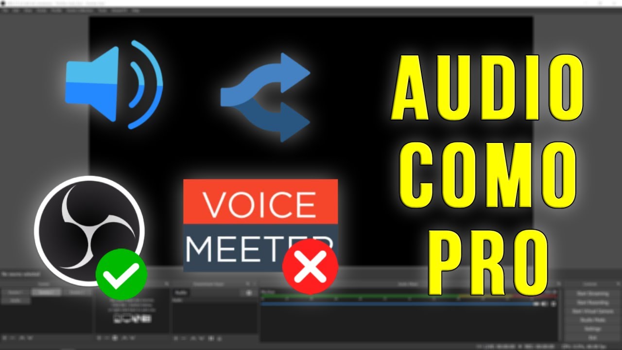 CONTROLA EL AUDIO DE TU STREAM COMO UN PRO! 100% OBS SIN VOICEMEETER!