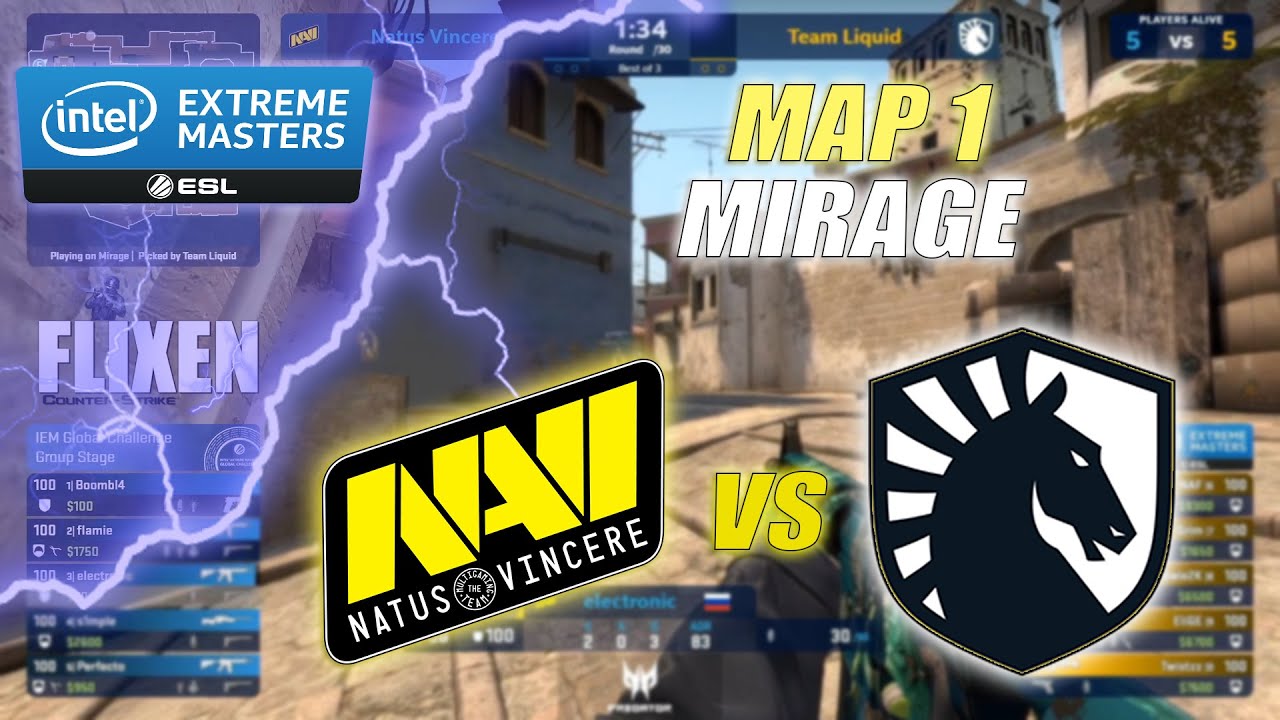 NaVi vs Liquid - IEM Finals - Mirage - FULL MATCH CS GO